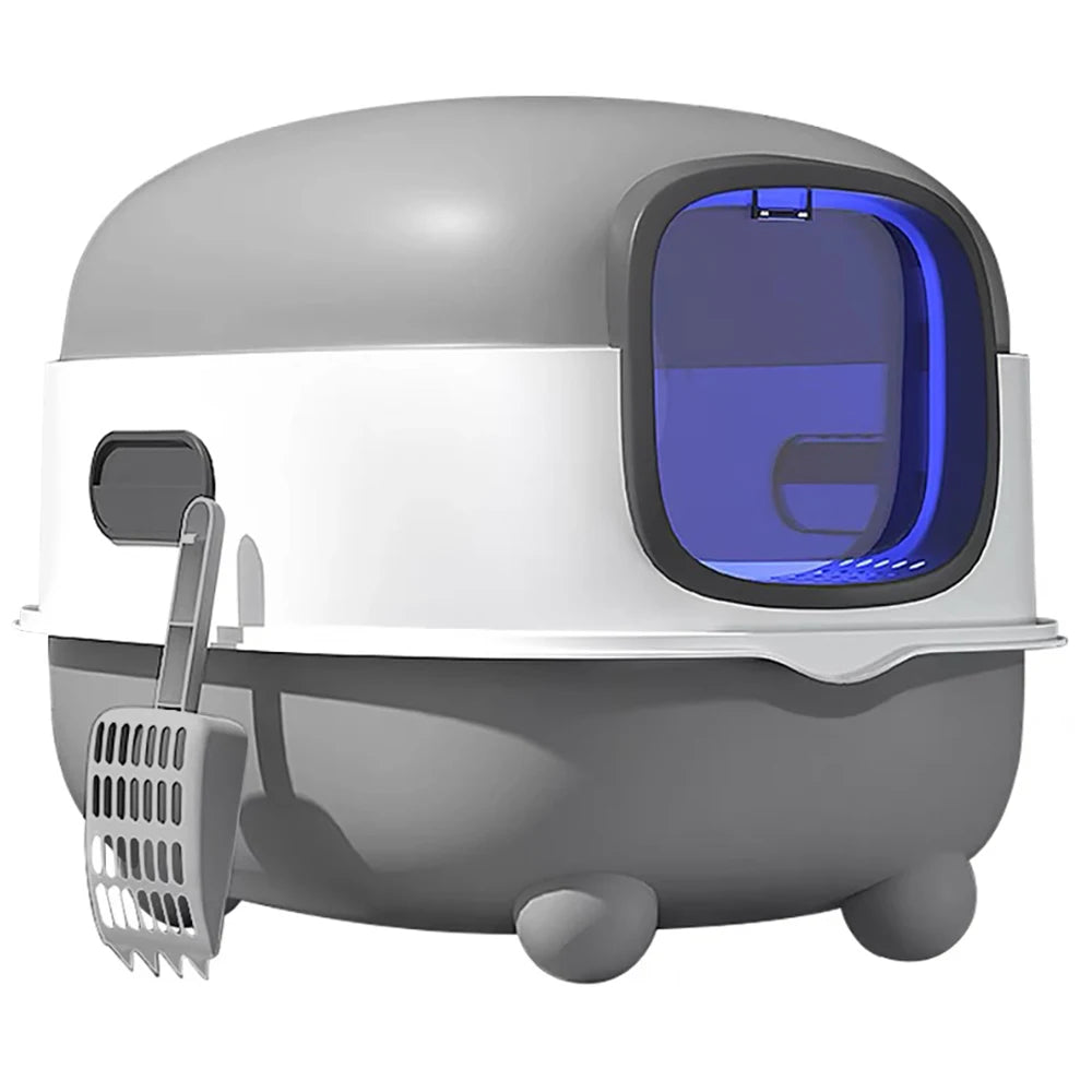 Bac à litière fermé avec UV rechargeable – Modèle "PureBox UV Plus"