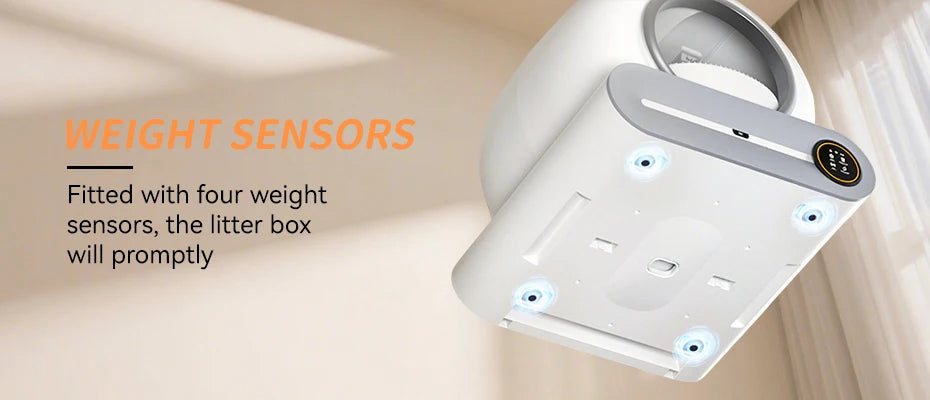 Bac à litière autonettoyant connecté XXL 65L – Modèle "AutoClean Master"