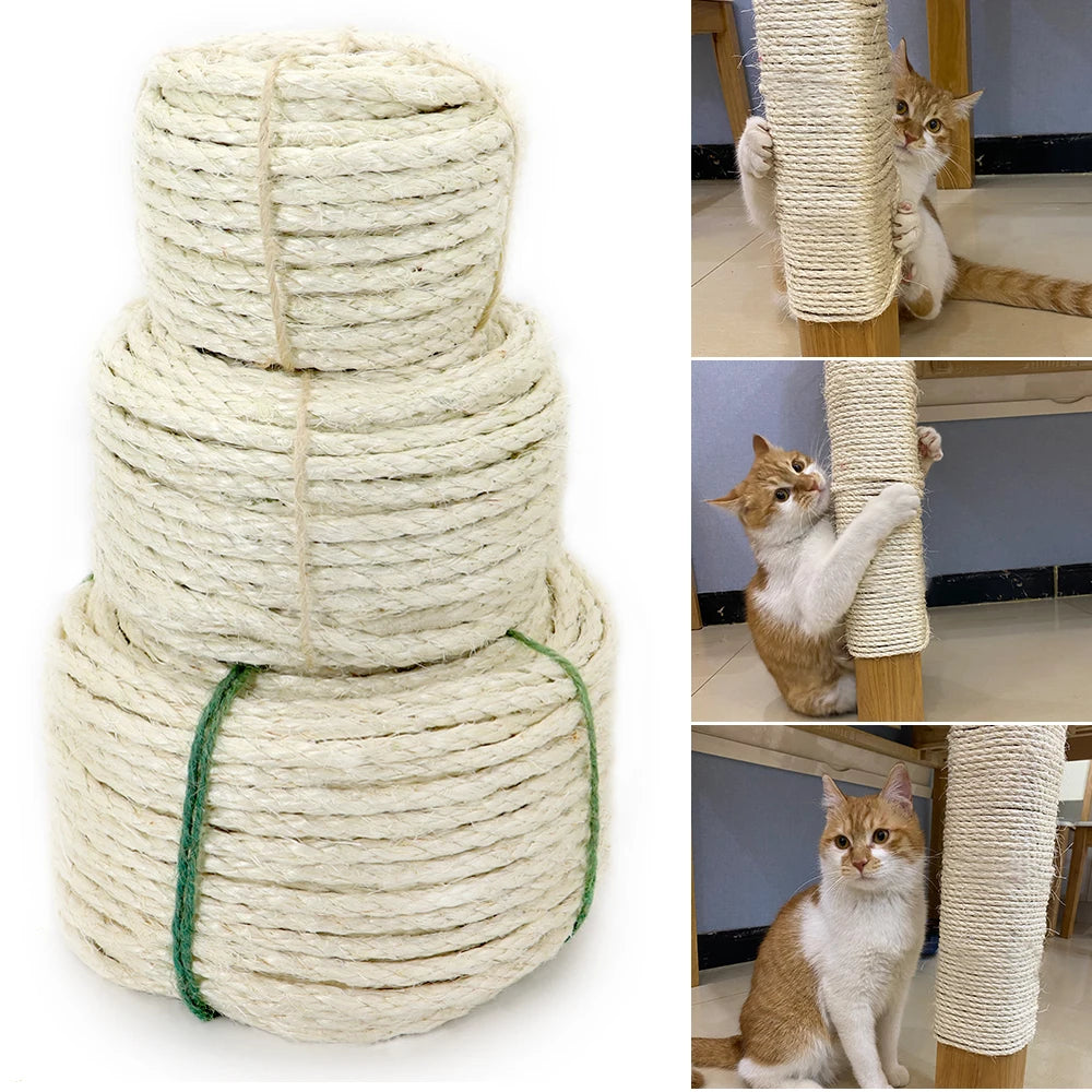 Corde en sisal pour arbre à chat DIY - Modèle ScratchMaster