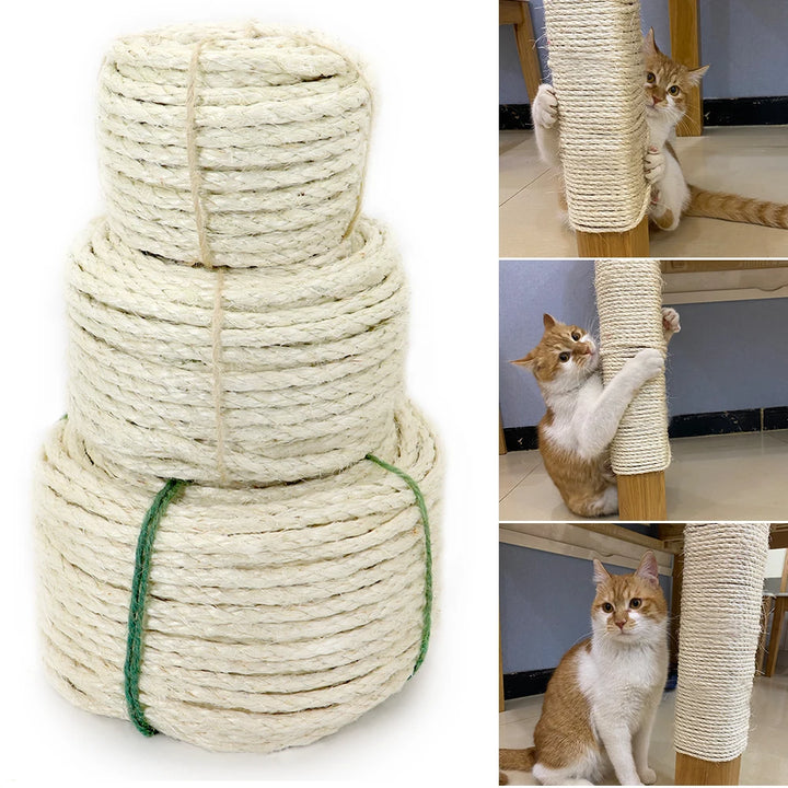 Corde en sisal pour arbre à chat DIY - Modèle ScratchMaster