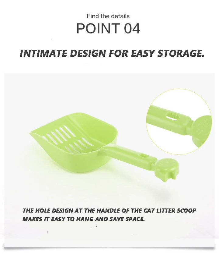 Pelle à litière plastique légère et pratique – Modèle "EasyScoop"