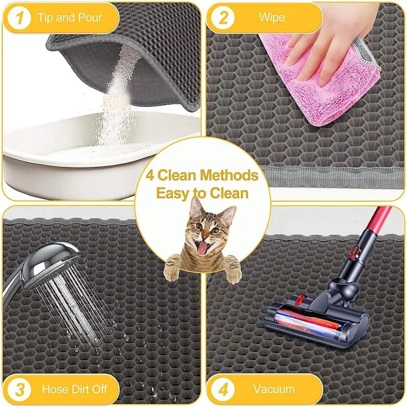 Tapis de litière double couche imperméable – Modèle "CleanStep Pro"