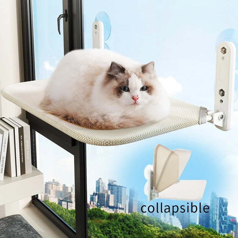 Faltbare Fensterhängematte für Katzen