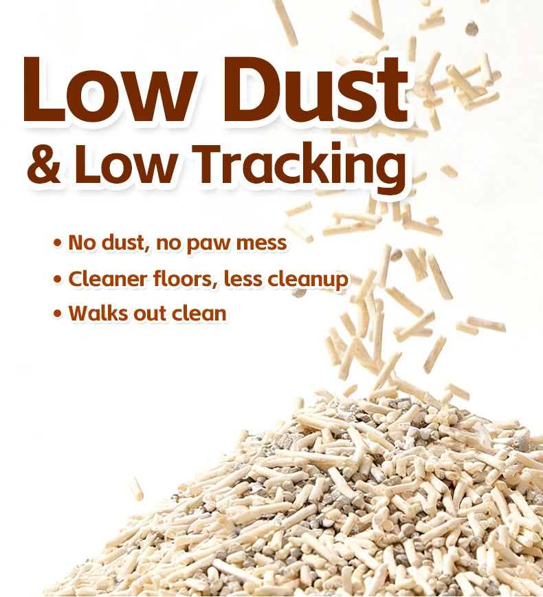 Litière végétale tofu biodégradable sans poussière – Modèle "TofuPure"