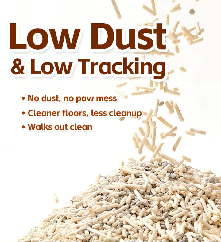 Litière végétale tofu biodégradable sans poussière – Modèle "TofuPure"