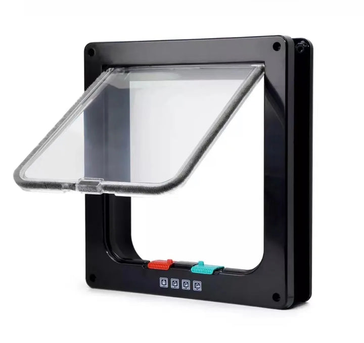 Chatière pour chat "Passage Douillet" – Porte à 4 positions sécurisées