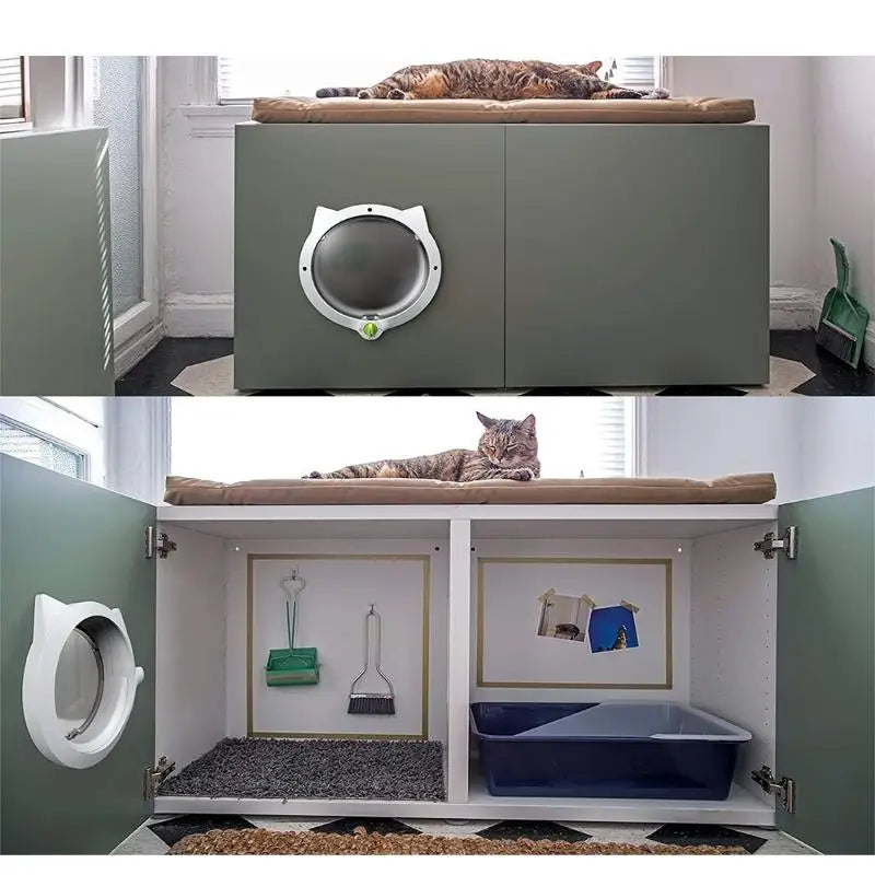 Chatière Design Tête de Chat – Pratique, ludique et fonctionnelle