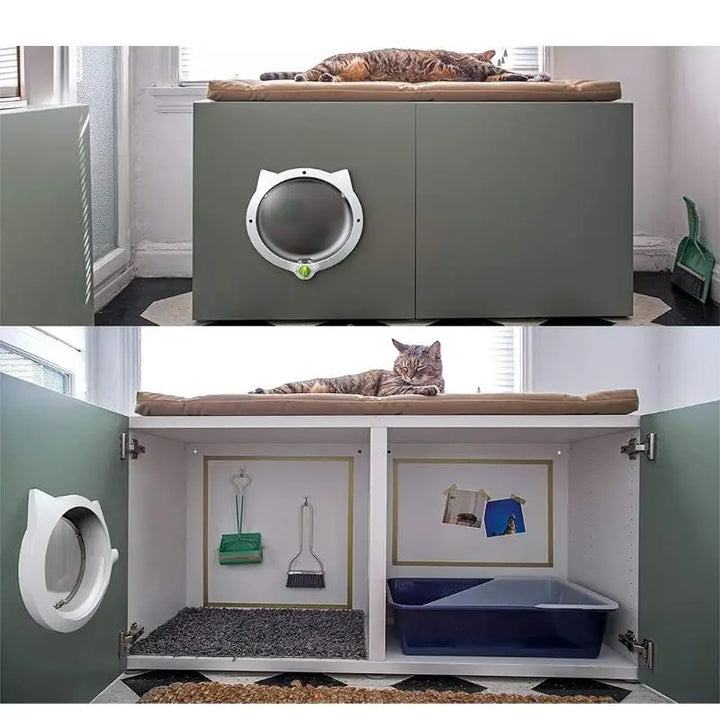 Chatière Design Tête de Chat – Pratique, ludique et fonctionnelle