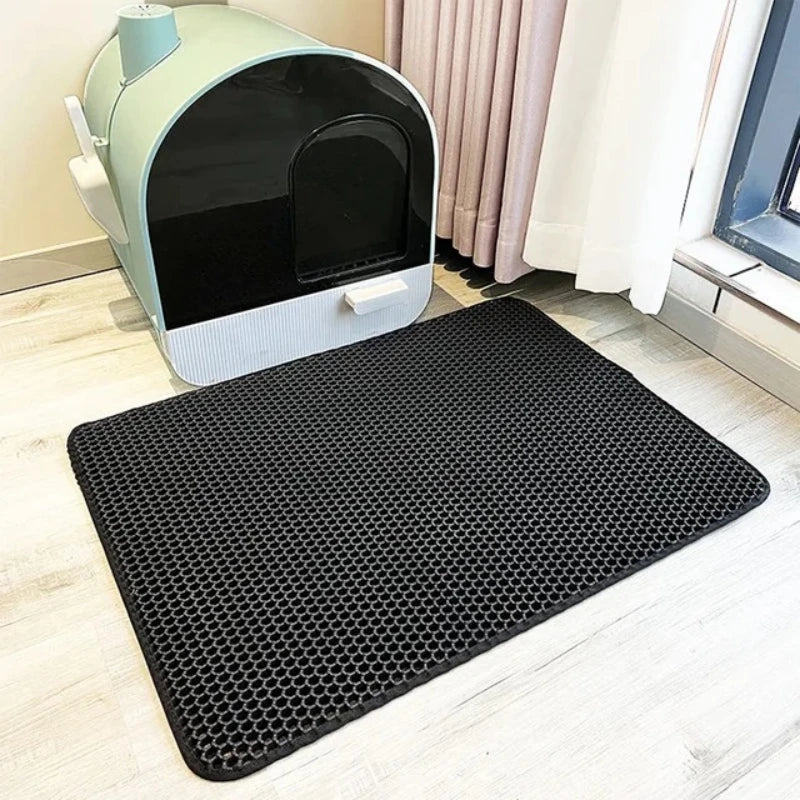 Tapis de Litière Double Couche Waterproof – Modèle "CleanStep Flex"