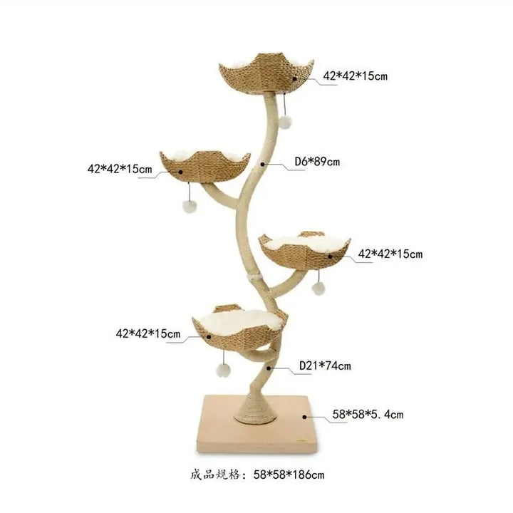 Arbre a chat fleur - Design - FleurDeluxe