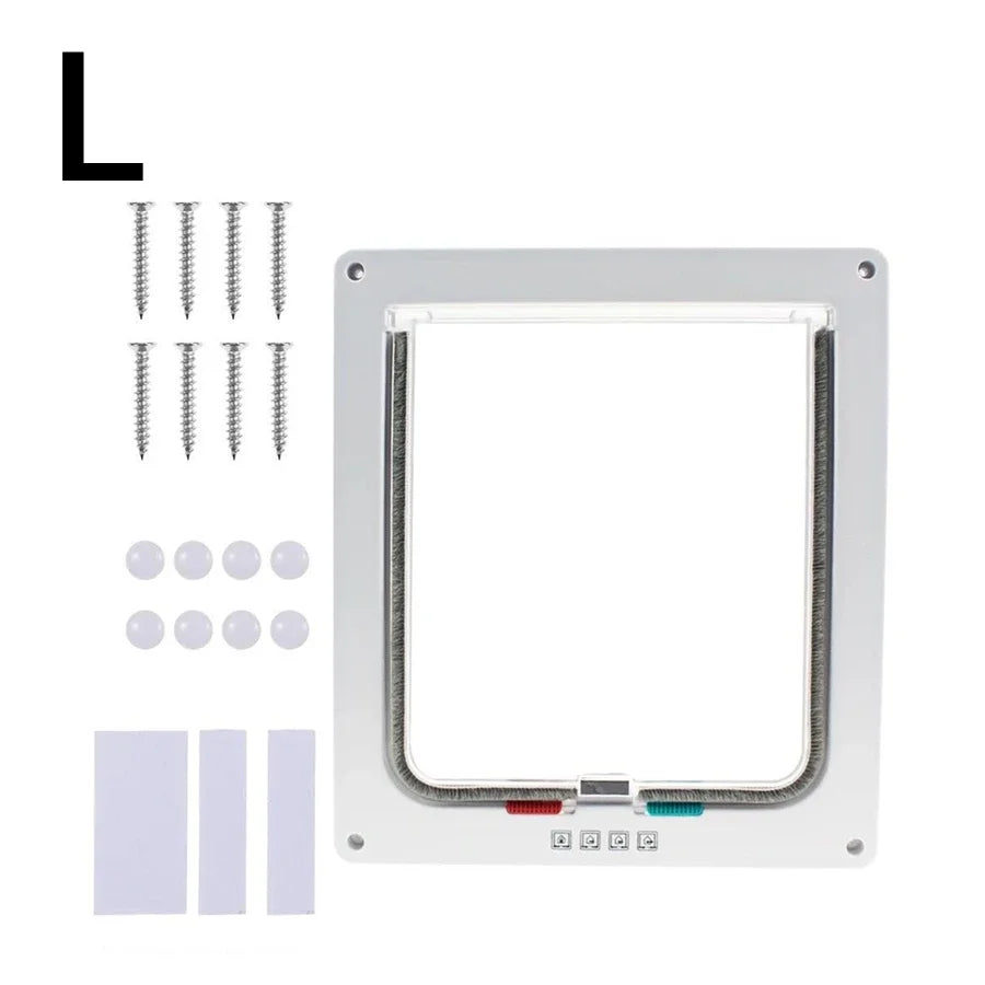 Chatière pour chat "Passage Douillet" – Porte à 4 positions sécurisées