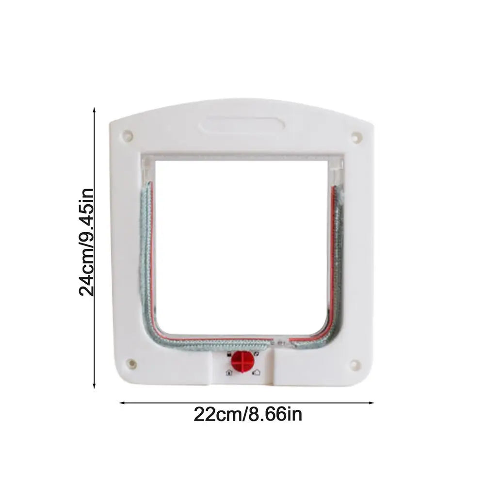 Chatière pour chat "Cocoon Liberté" – Modèle 4 Positions Compact