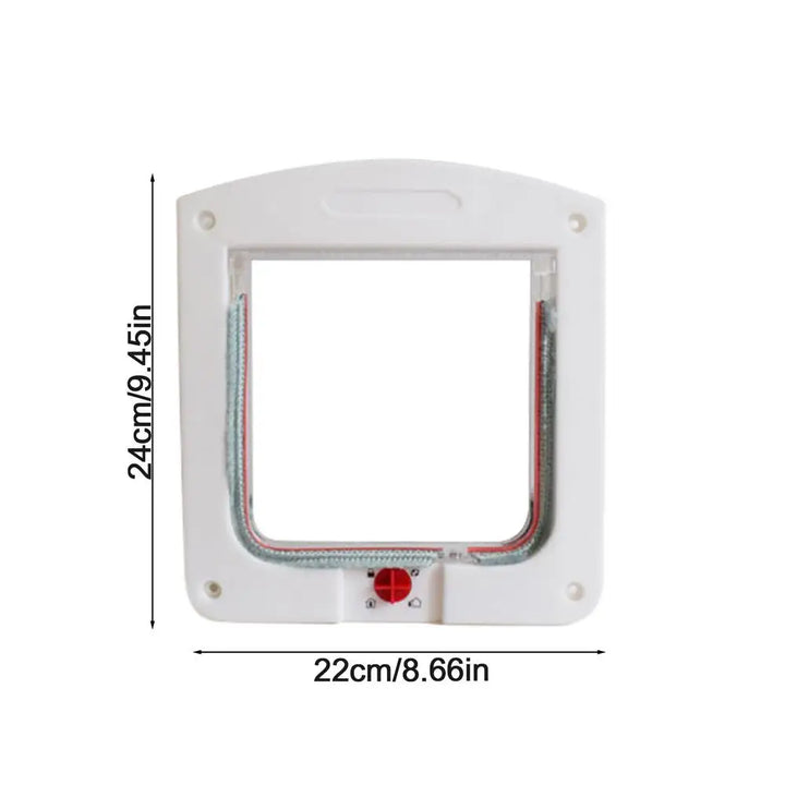 Chatière pour chat "Cocoon Liberté" – Modèle 4 Positions Compact