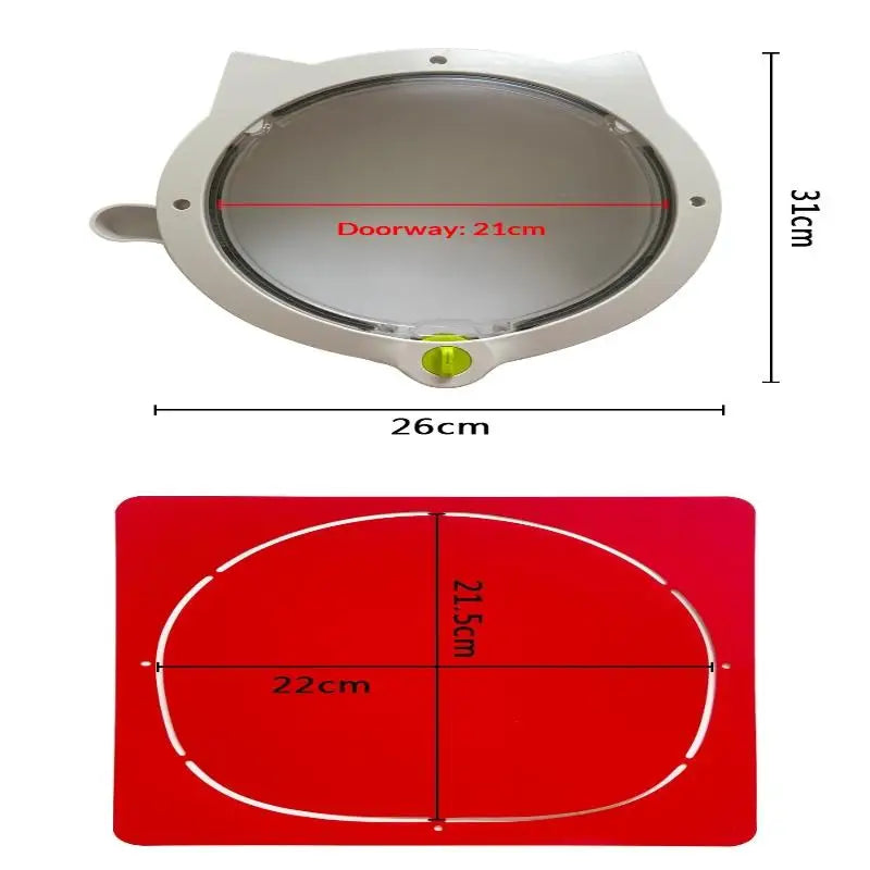 Chatière Design Tête de Chat – Pratique, ludique et fonctionnelle