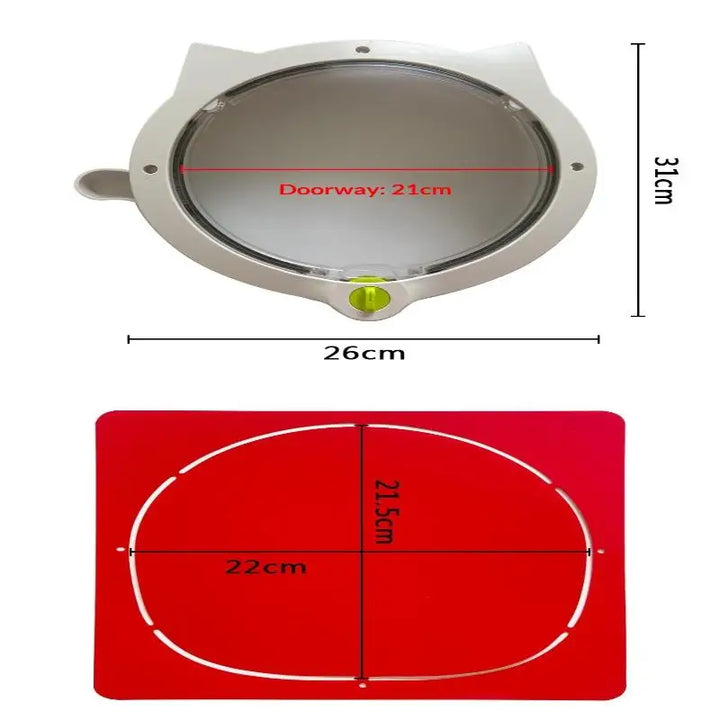 Chatière Design Tête de Chat – Pratique, ludique et fonctionnelle