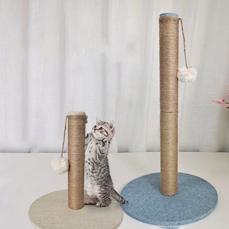 Arbre à chat en tour griffoir sisal et lin DIY - Modèle ClawMaster