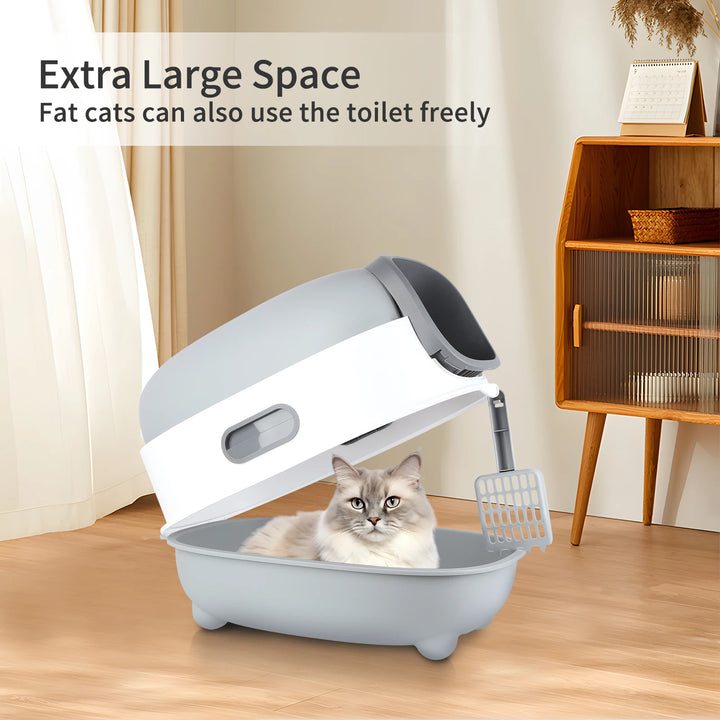 Bac à litière fermé avec UV rechargeable – Modèle "PureBox UV Plus"