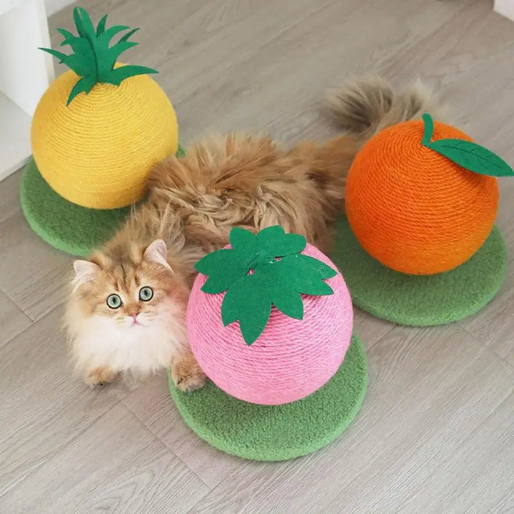 Boule à chat Fruit en sisal - CatFruit