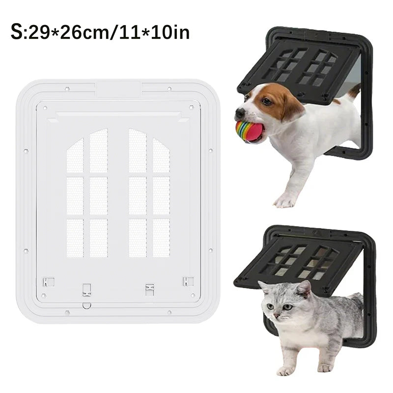 Chatière pour chat "Liberté Zen" – Modèle Magnétique Auto-Fermant