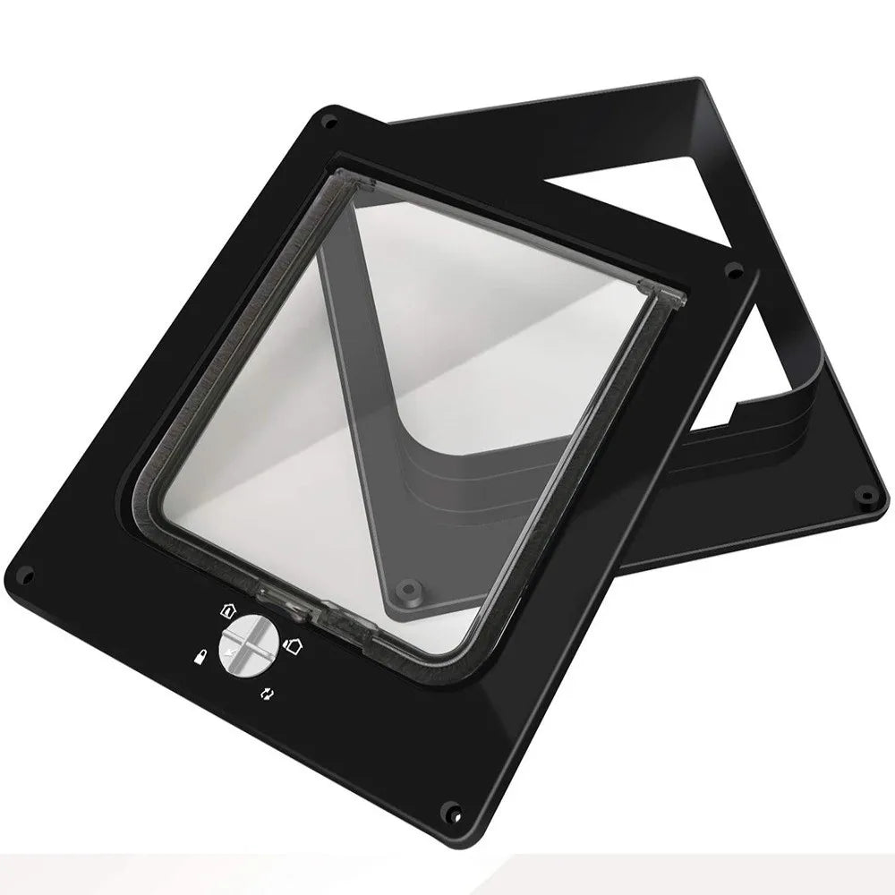 Chatière pour chat "Liberté Douillette" – Modèle 4 Positions Premium