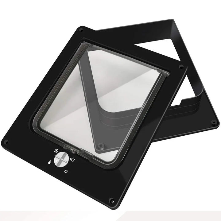 Chatière pour chat "Liberté Douillette" – Modèle 4 Positions Premium