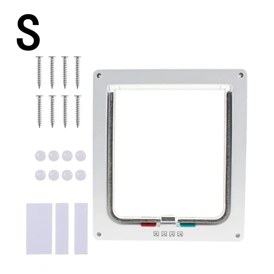 Chatière pour chat "Passage Douillet" – Porte à 4 positions sécurisées