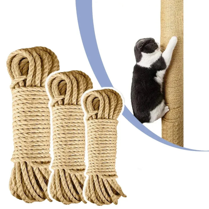 Corde de Sisal Naturel pour Griffoir de Chat - Modèle : "Griffonature"