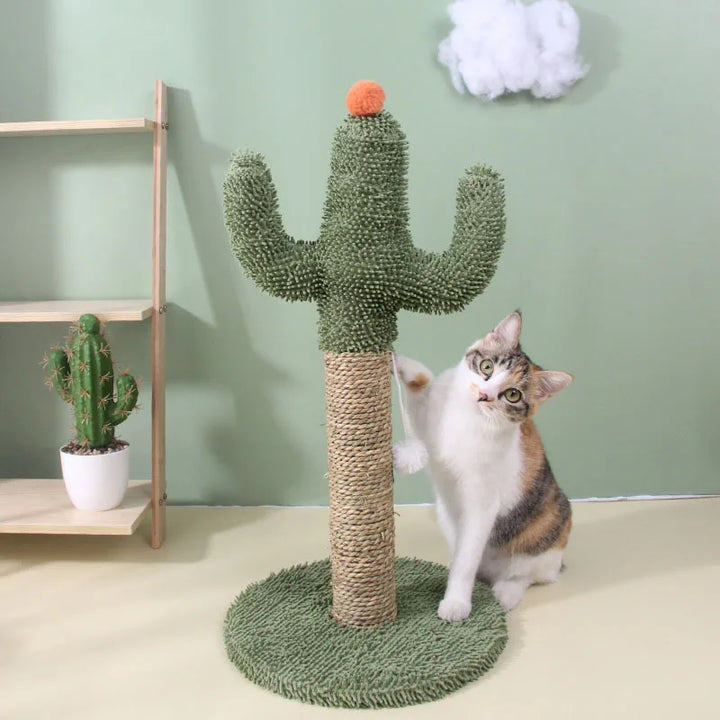 Arbre à Chat Compact - Modèle "CactusPaws Mini"