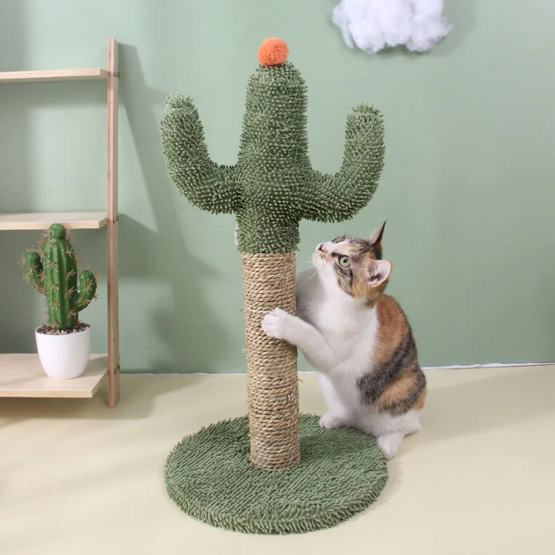 Arbre à Chat Compact - Modèle "CactusPaws Mini"