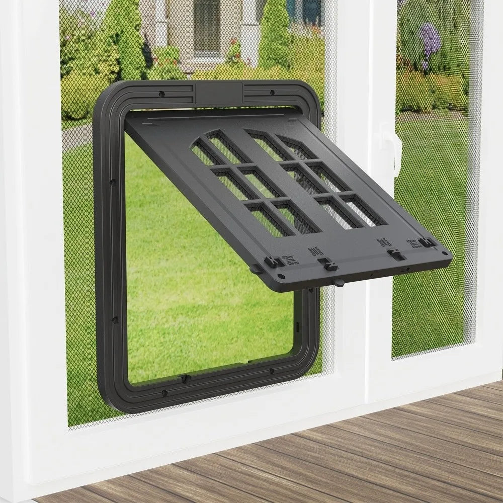 Chatière pour chat "Liberté Patio" – Porte moustiquaire renforcée avec fermeture automatique