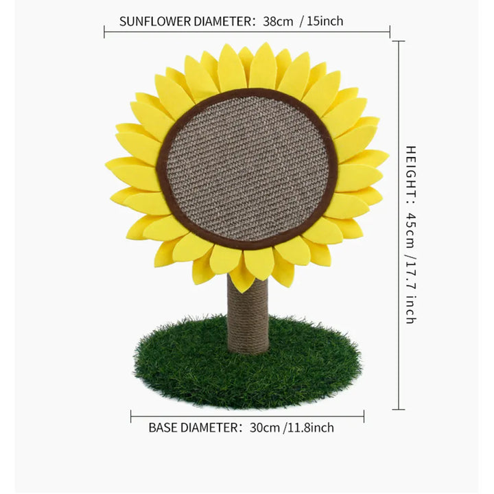 Arbre a chat fleur - Tournesol