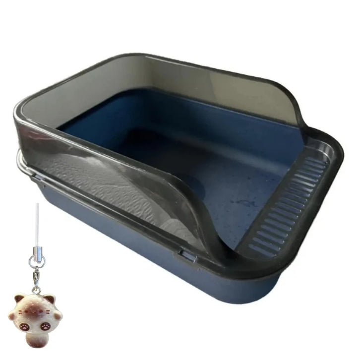 Bac à Litière XXL Anti-Projection – Modèle "OpenShield XXL"