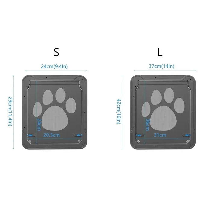 chatière pour chat moustiquaire