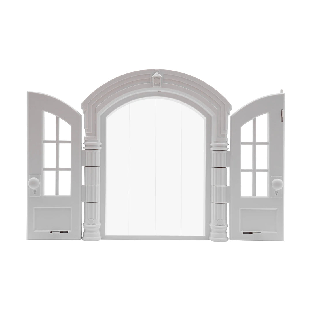 Chatière pour chat élégante et design "Maison Élégance" – Porte intérieure design avec ouverture 180°