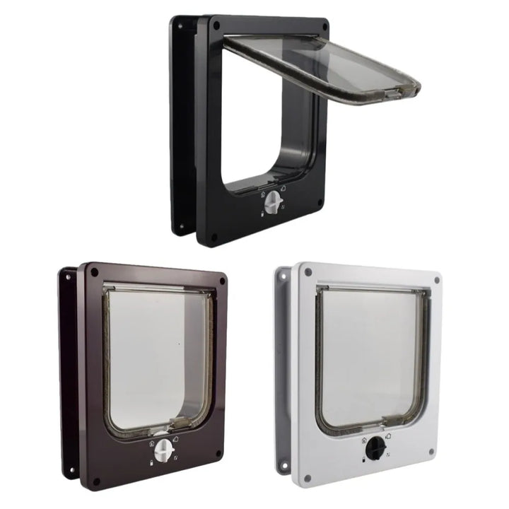 Chatière pour chat "Liberté Douillette" – Modèle 4 Positions Premium