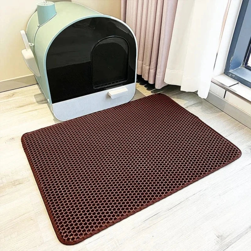 Tapis de Litière Double Couche Waterproof – Modèle "CleanStep Flex"