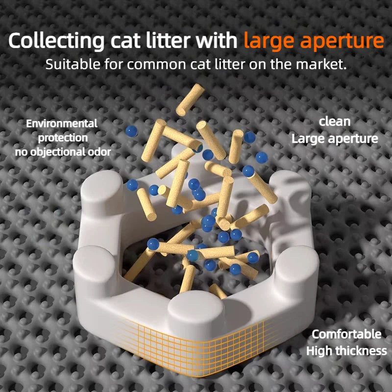 Tapis de Litière Double Couche – Modèle "CleanStep Pro"