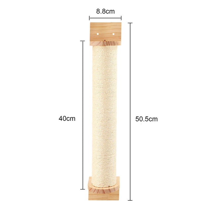 Wooden Wall-Mounted Cat Tree - Cat Adventure Suspension Bridge