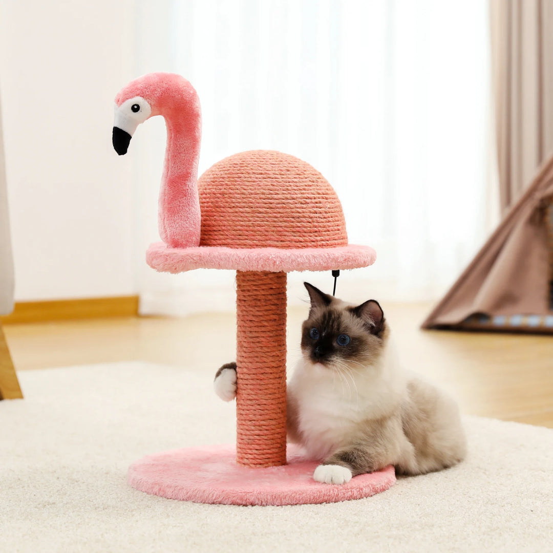 Arbre a chat flamant rose - "FlamingoPaws"