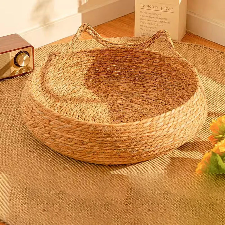 Cozy wicker basket - "L'Oseraie Féline"