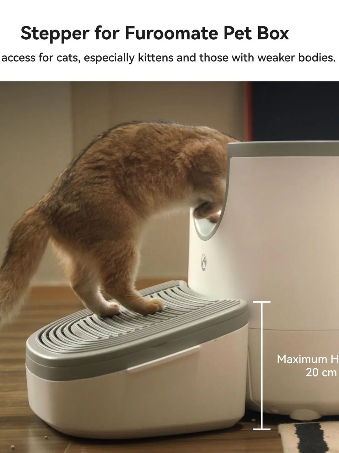 Bac à litière automatique auto-nettoyant ouvert – Modèle "OpenClean Sensor Pro"