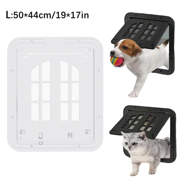 Chatière pour chat "Liberté Zen" – Modèle Magnétique Auto-Fermant