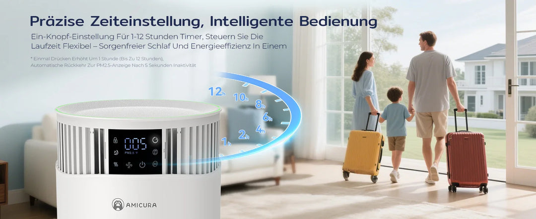 Purificateur d’air spécial animaux haute performance – Modèle "AirCare P2"