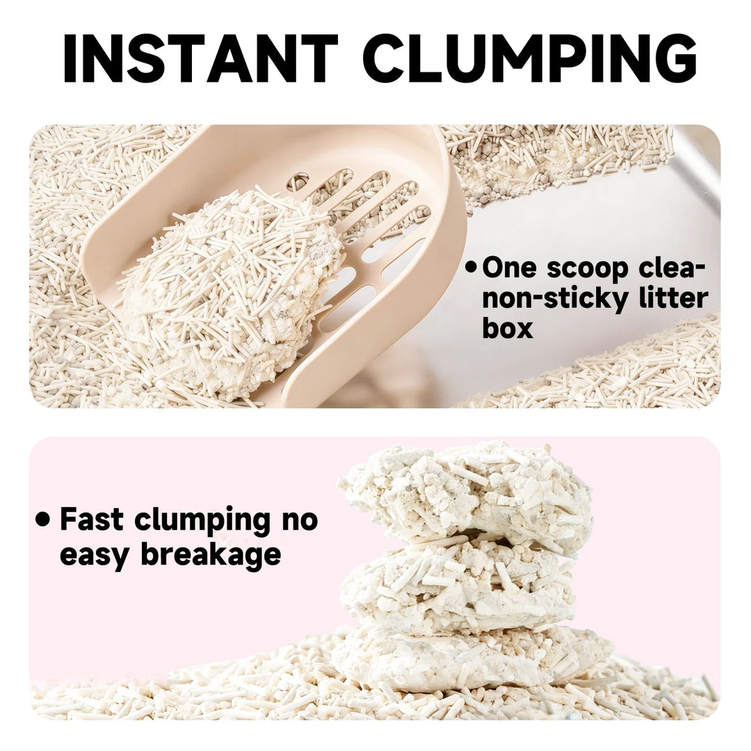 Litière Mixte Tofu Ultra Fraîche – Modèle "FreshMix Clean 2.4Kg"