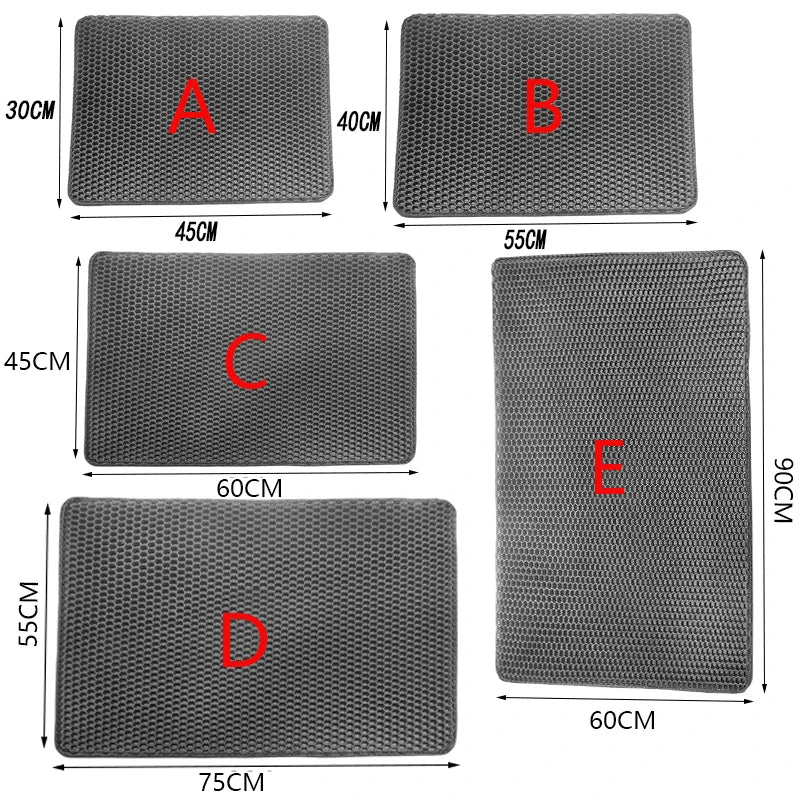 Tapis de Litière Double Couche Waterproof – Modèle "CleanStep Flex"