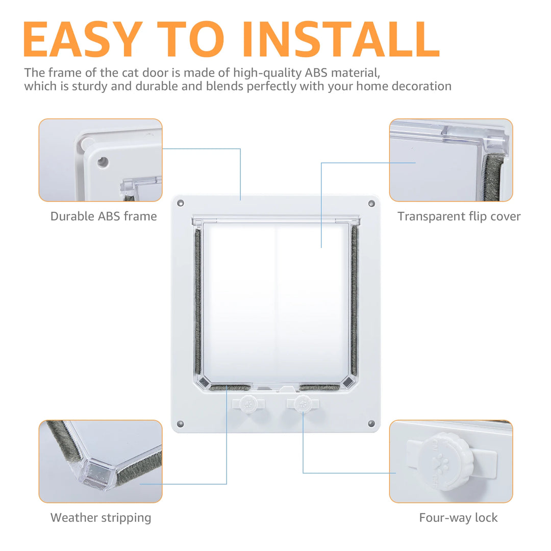 Chatière Sécurisée "ZenPass 4" – Silencieuse et ultra pratique