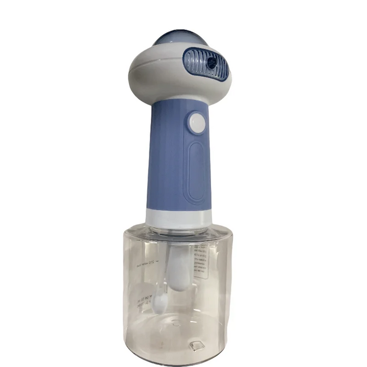 Distributeur de mousse automatique pour animaux forme OVNI "BubbleZen"