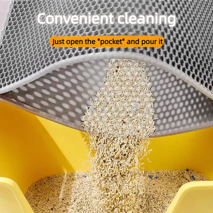 Tapis de Litière Double Couche – Modèle "CleanStep Pro"