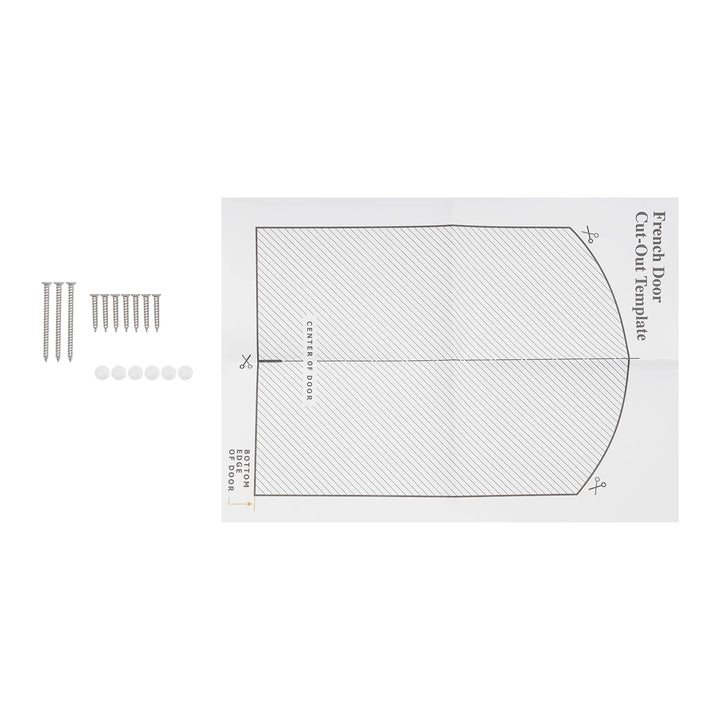 Chatière pour chat élégante et design "Maison Élégance" – Porte intérieure design avec ouverture 180°