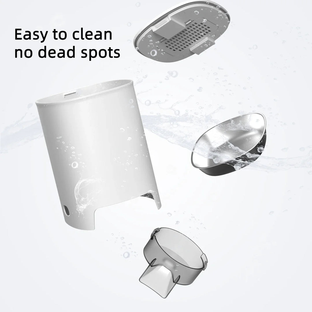 Accessoire de nettoyage blanc, facile à entretenir, sans zones mortes, conçu pour un usage pratique.